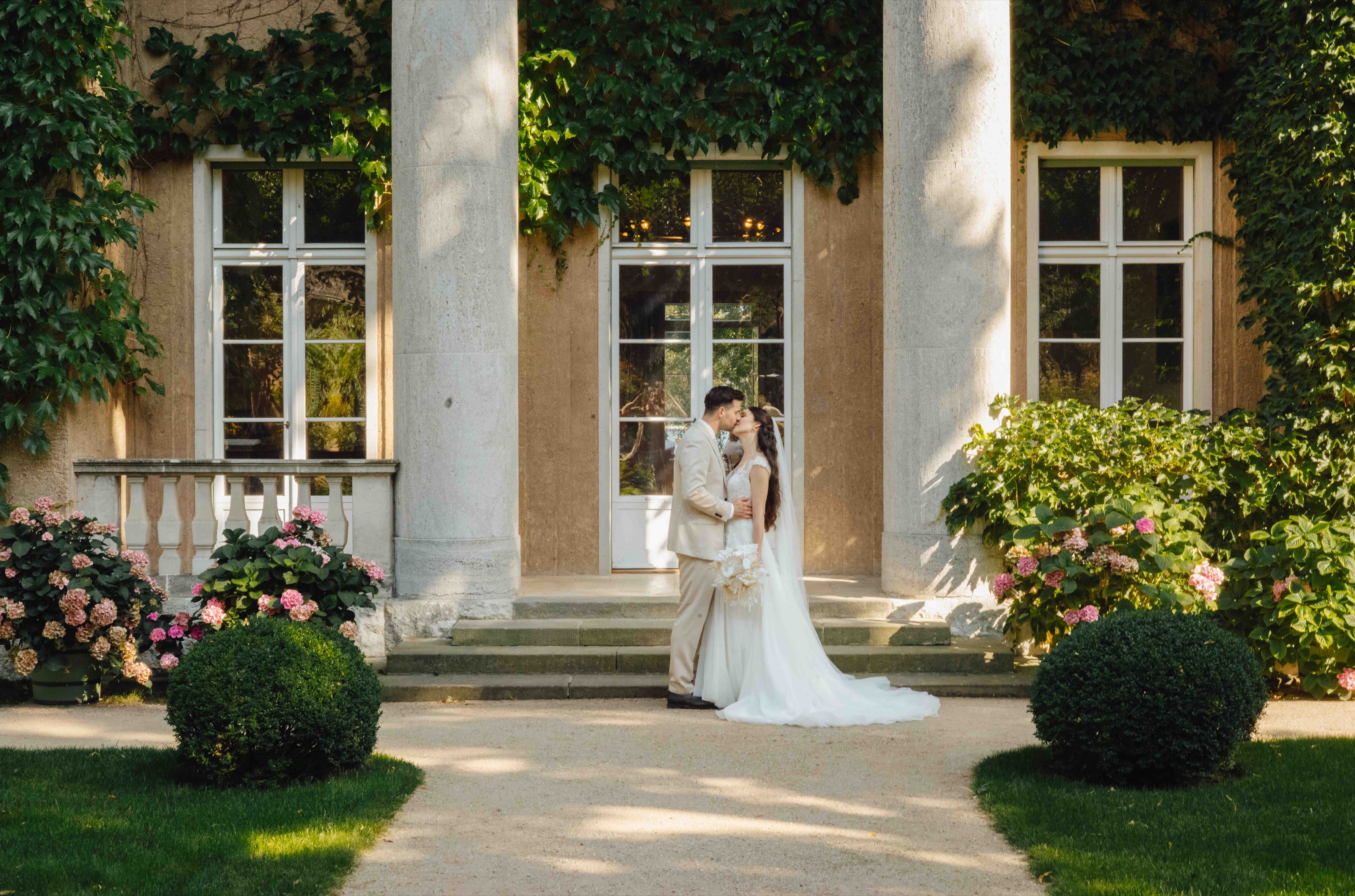 Lichtstarker Moment im Haus Sanssouci